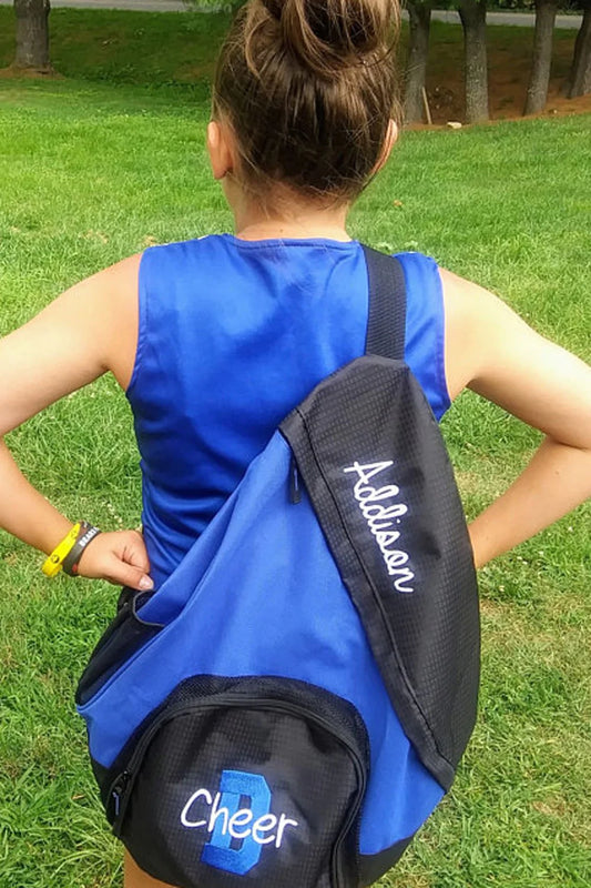 Blue Sling Backpack